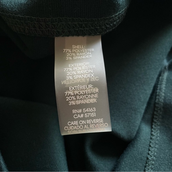 $129 Org NWT Calvin Klein Green Sheath Dress Sz L Capsule Minimalist Pearl Event - Picture 8 of 8